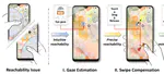 GazeSwipe: Enhancing Mobile Touchscreen Reachability through Seamless Gaze and Finger-Swipe Integration